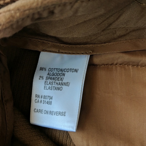 BCBGMaxazria corduroy capri pants sz 10 - Picture 3 of 7